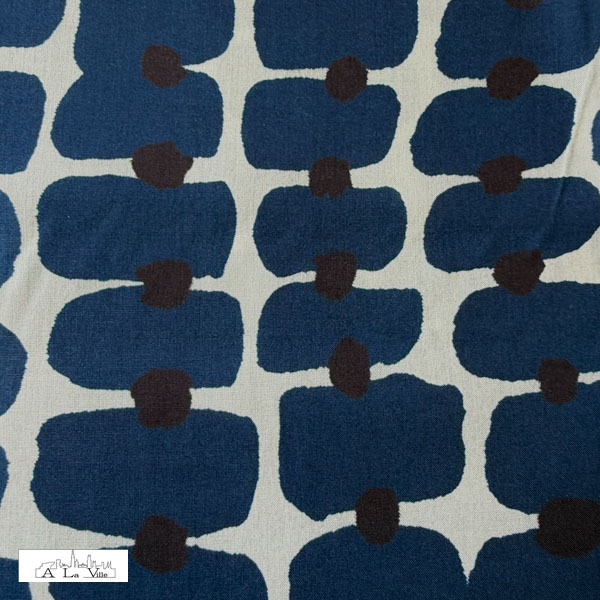 Bittoun - A la Ville -  Viscose  - Abstract   - Blue