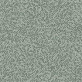 Tricot Print - Leaves - Sage