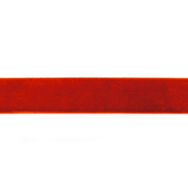 Fluweelband - 25 mm - DonkerOranje
