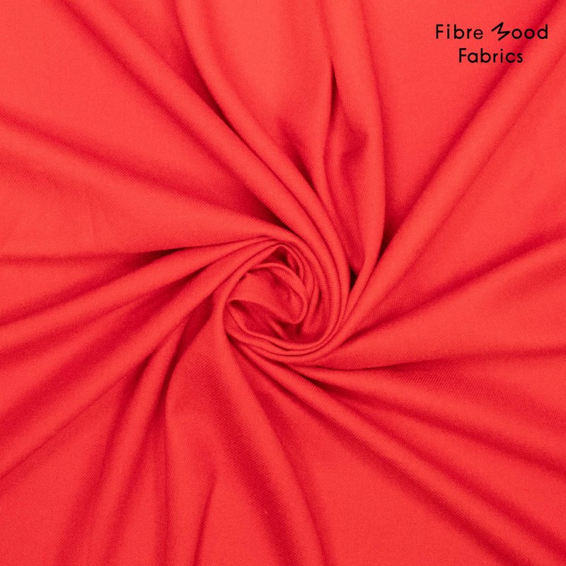 Fibremood editie 34 -  Viscose Linnen Twill   - Summer Red  - Suvi