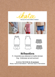 IKATEE  | Sebastien underwear set + swimsuit - Boy 3/12 - Paper Sewing Pattern