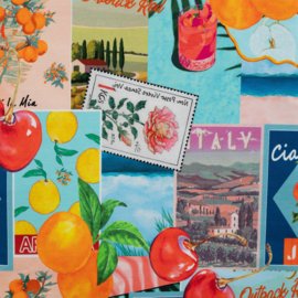 French Terry - Summer Print - Oranges
