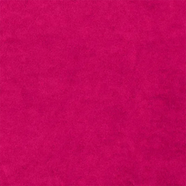 Nicky velours uni | Fuchsia 217