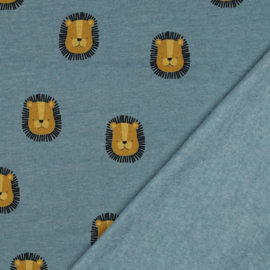 Sweat Melange - Lions  - Smokey Blue 