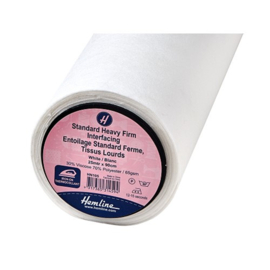 Hemline - Plakvlieseline - Wit - Standard Heavy Firm