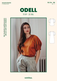 Notches - Odell  - Paper Pattern - Top Jurk
