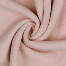 Katoenen Fleece - Verhees Textiles - Sherpa - Light Rose