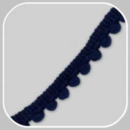 minibolletjesband donkerblauw