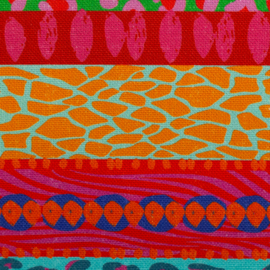 Swafing Katoen - Canvas Soepel   - Wild Stripes - by Bienvenido Colorido 