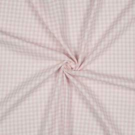 Katoen Flannel - Ruit - Pink