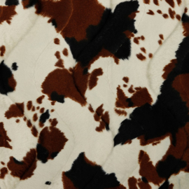 Animal Skin Velboa - Cow  - Brown
