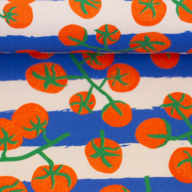 Swafing Katoen - Canvas Soepel   - Jumble & Zest by Bienvenido Colorido - Tomatoes