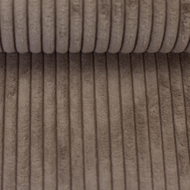 Swafing - Wanja - Brede ribcord - Bekledingstof . Upholstery - Taupe 173