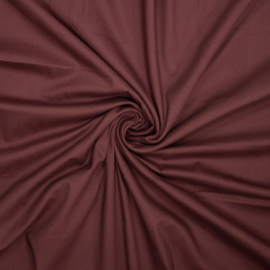 Katoen Elasthan - Woven - Peach Finish  - Wine 690
