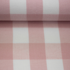 Swafing - Katoen Flanel - Aalen - Ruit - Pink