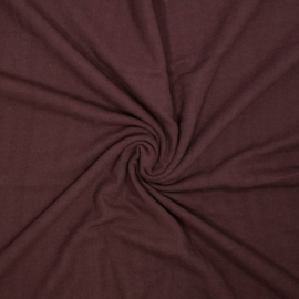 Woven Cotton Crepe  - Burgundy