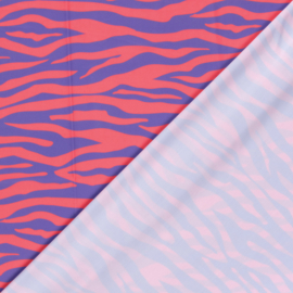 Swimwear UPF 50+ - Recycled  - Stripes - Fuchsia Purple