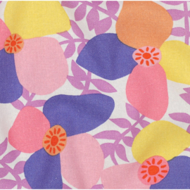 Nerida Hansen - Linnen Viscose  - Lema Poppies    - Lavender