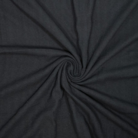 Woven Cotton Crepe  - Black