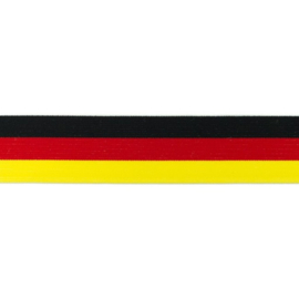 Elastiek - 4 cm breed - Vlag Duitsland