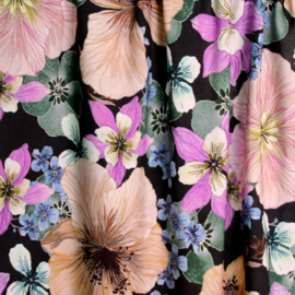 Atelier Jupe | Flower Large  | Large Soft Coloured Flowers   -  Viscose