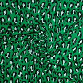 Jogging Print - Emily Leopard  - Green