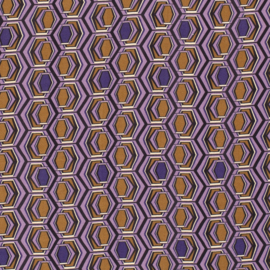Viscose Twill - Abstract - Purple