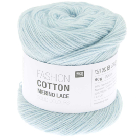 Rico Design - Fashion - Cotton Merino Lace - Solid Colors - Light Blue 005