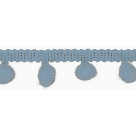 Bolletjesband - 15 mm - Baby Blue