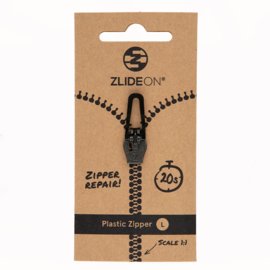 ZlideOn - Plastic Zipper L  - Ritstrekker - Black