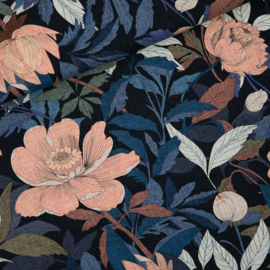 See You at Six - Pasture Rose   - Linnen Viscose Blend - Black