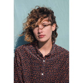 Babycord - Animal Skin - Navy