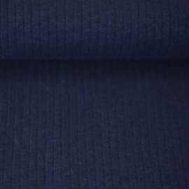 Swafing Rib Jersey  - Entrup  - Katoen Linnen - Dark Blue