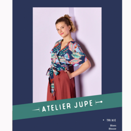 Atelier Jupe -  Atelier Jupe -  Trixie Blouse   -  Paper Pattern   - Ned - Eng - Fr.
