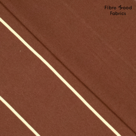 Fibremood 37   - Knit cotton Stripes  - Kornelia Brown