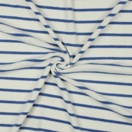 Verhees - Badstof - Stripes   -  Off  White Blue
