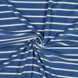 Verhees - Badstof - Stripes   -   Blue Off White