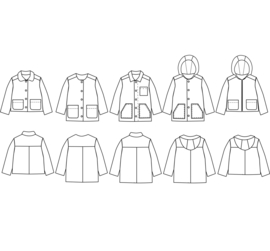 IKATEE | Sam kids - parka, jacket - Unisex 3/12 - Paper Sewing Pattern