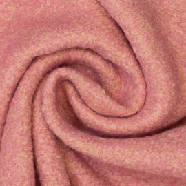 Wool Mix Boucle - Pink