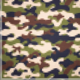 French Terry /Jogging -  Mies & Moos -  Camouflage - Brown