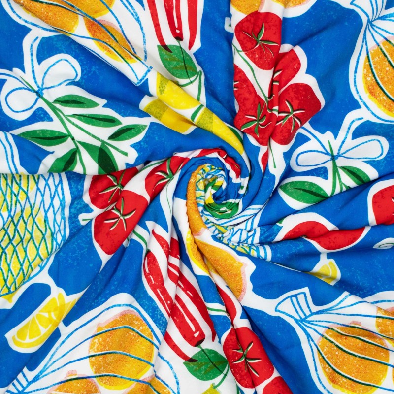 Viscose Print - Fruit - Multicolor