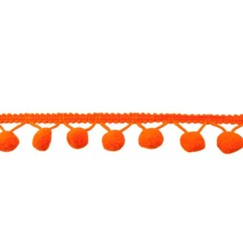 Bolletjesband - Groot - 24mm - Oranje