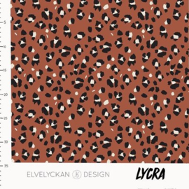 Elvelyckan design | Lycra - Lynx Dots - Terra