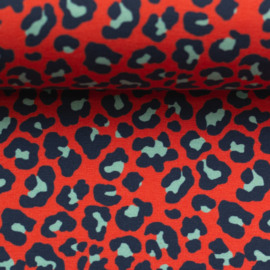 Swafing Tricot Print | Tropical Leopard