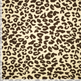 Heavy Jogging - Organic - Leopard Big - Ilja - Ecru Brown