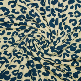 Heavy Jogging - Organic - Leopard Big - Ilja - Navy