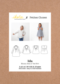 Ikatee Pattern | Ida |  blouse & dress - Girl 3/12