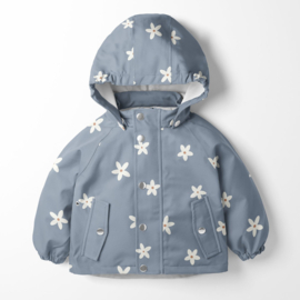 Raincoat - Aqua Protect - Waterdicht - Flowers   - Indigo