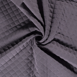 Double Gauze - Mousseline Quilted | Dark Grey  063