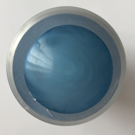 Ronde Bolknop - Polyester - Blue 53  - 36mm